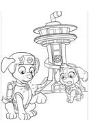 Paw Patrol kleurplaat 17